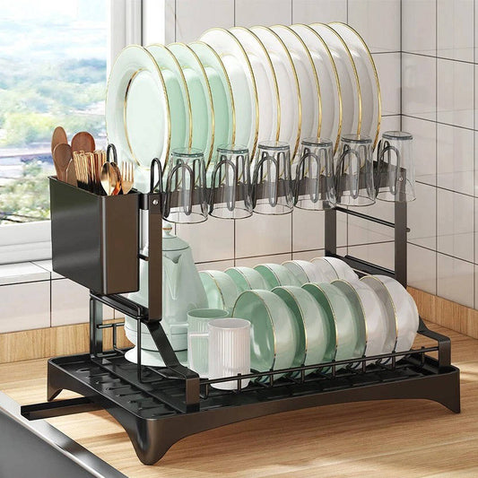 Annie’s Fashion Over Sink Dish Drying Rack 2 Tier