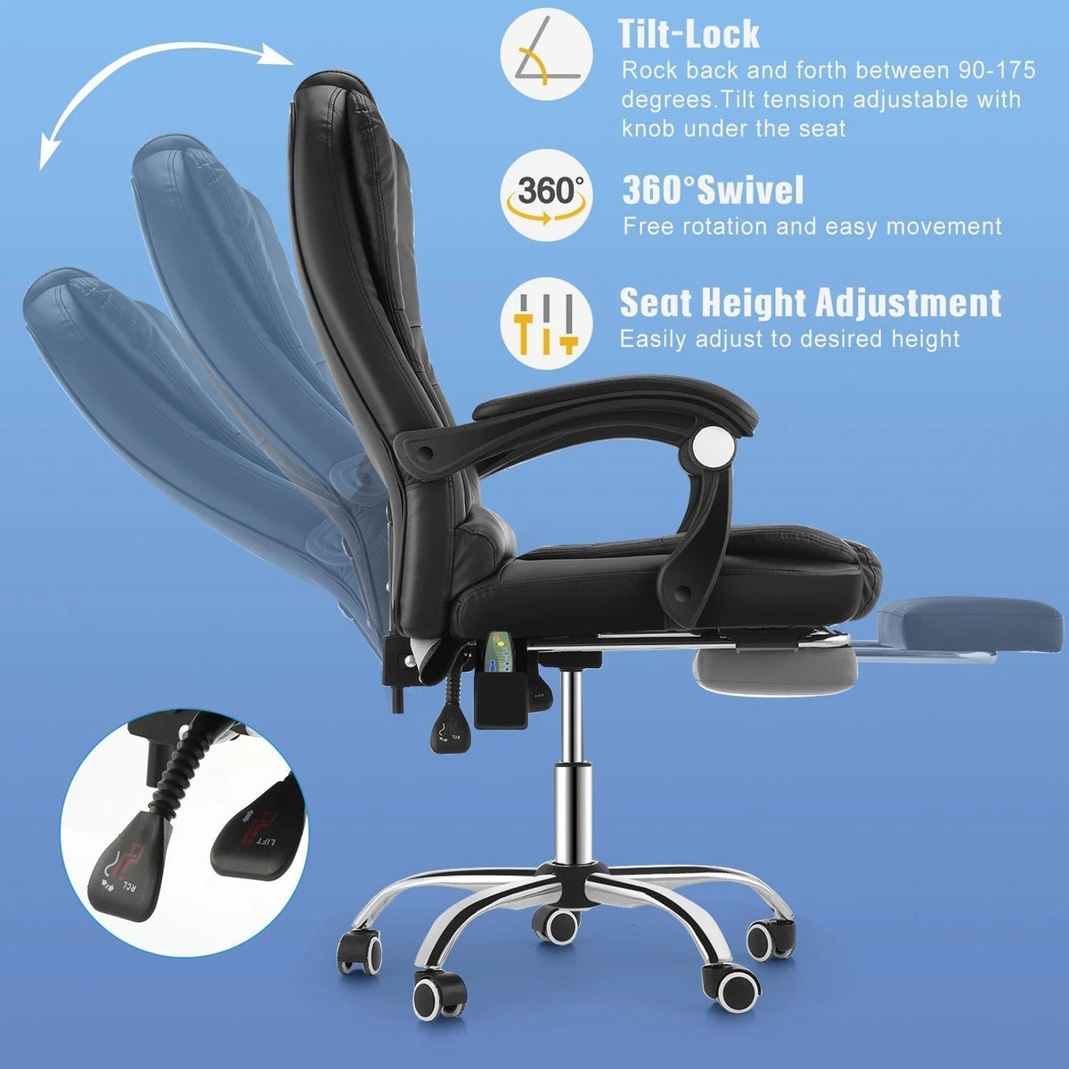 Annie’s Fashion Office Chair with Massage