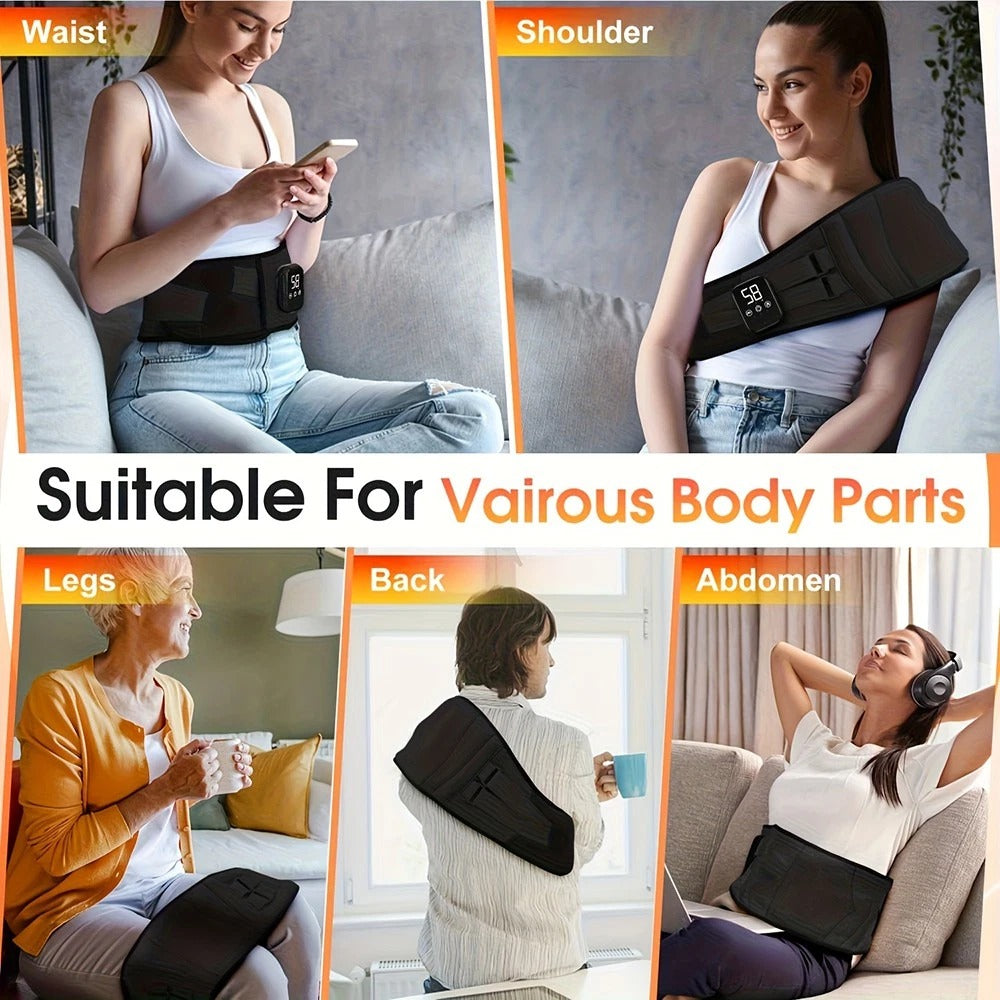 Annie’s Fashion Heated Lower Back Brace For Back Pain Relief Back