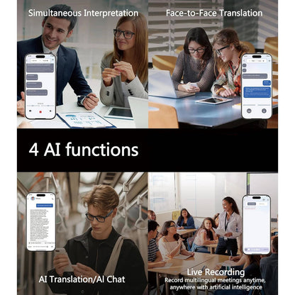 Annie’s Fashion Smart AI Glasses with Language Translator
