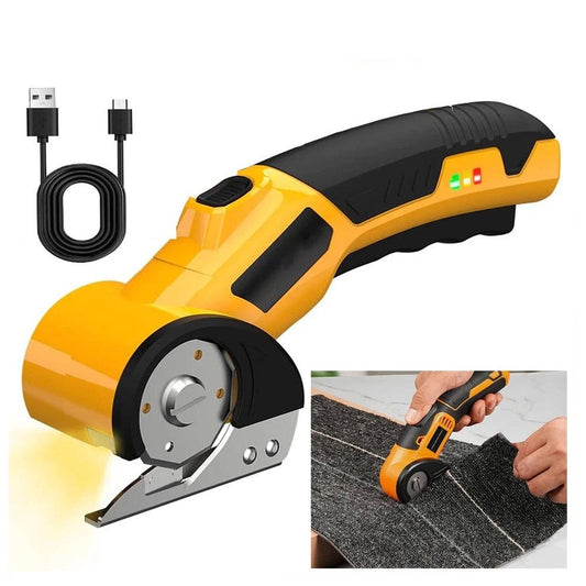Annie’s Fashion Cordless Rechargeable Electric Scissors For Fabric Leather Carpet And Cardboard