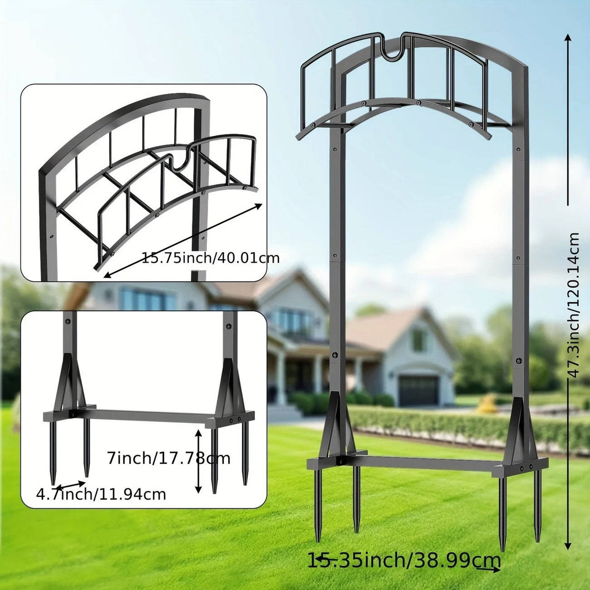 Annie’s Fashion Garden Hose Holder Holds 151 feet Hose, Heavy Duty