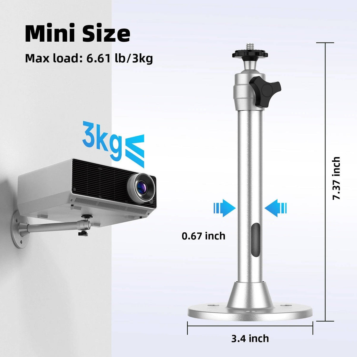 Annie’s Fashion Universal Aluminium Projector Ceiling Mount