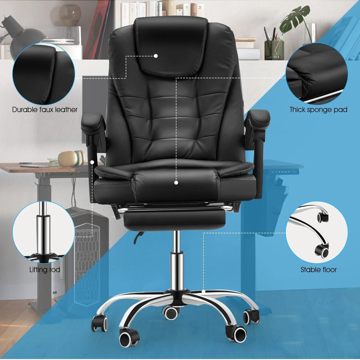 Annie’s Fashion Office Chair with Massage