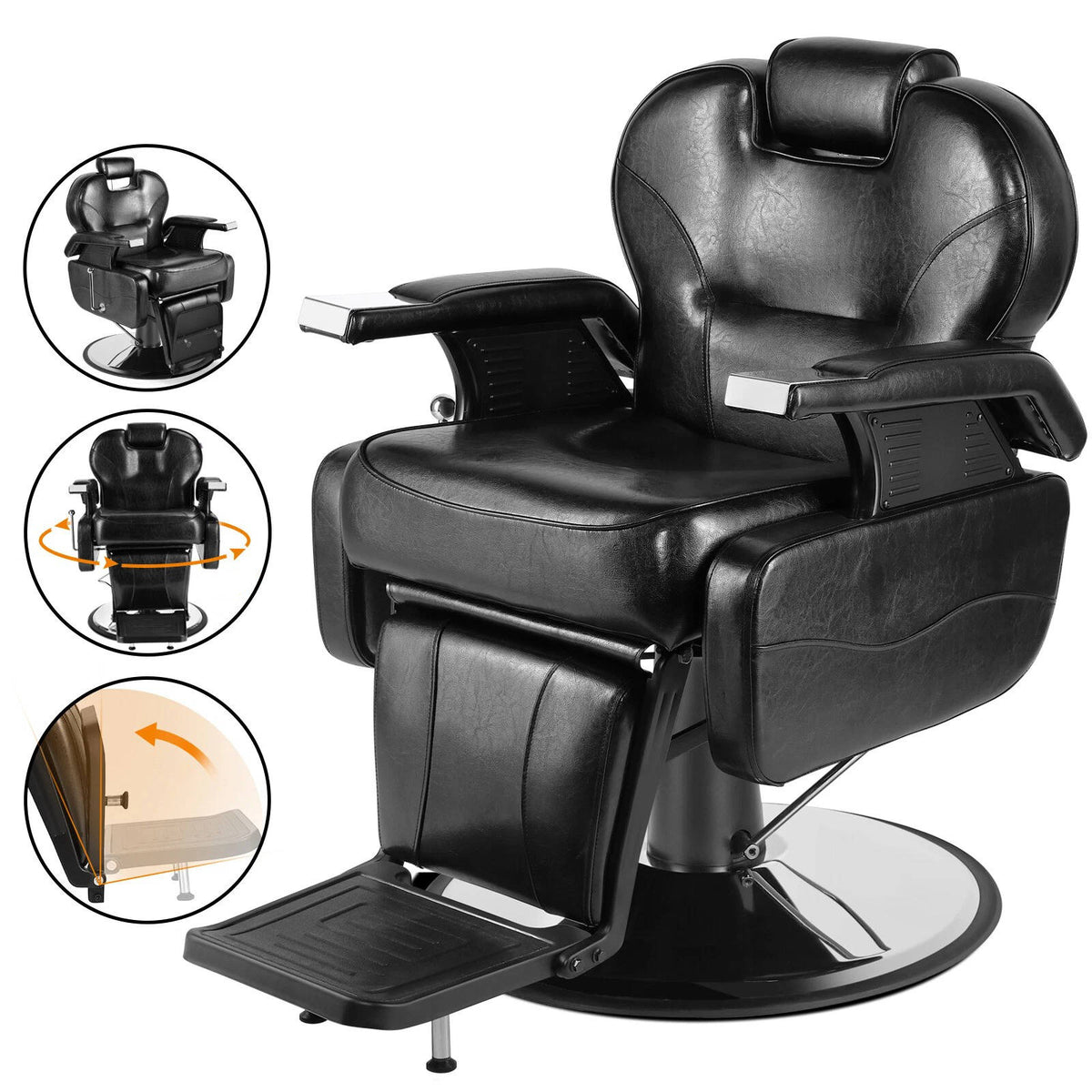 Annie’s Fashion Heavy Duty Stylist Barber Recline Chair