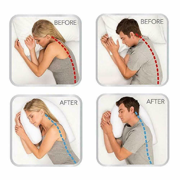 Annie’s Fashion Orthopedic Side Sleeper Pillow With Ear Hole
