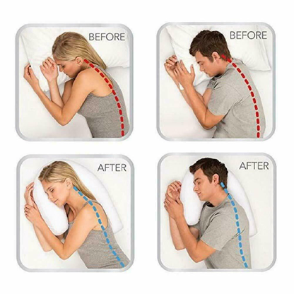 Annie’s Fashion Orthopedic Side Sleeper Pillow With Ear Hole