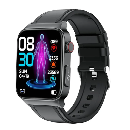 Annie’s Fashion ECG Smartwatch – Blood Pressure, Glucose, Body Temp & Heart Rate Monitor