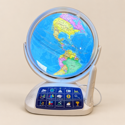 Interactive World Globe with AR and Light