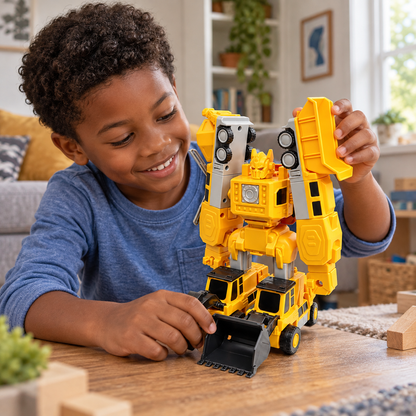 Magnetic Construction Vehicle Building Set