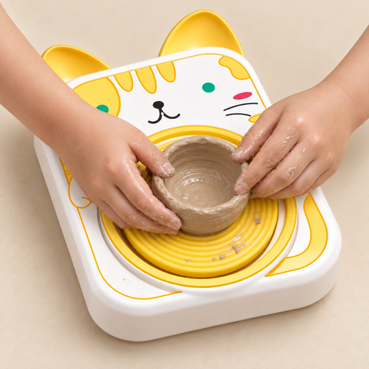 Mini Pottery Wheel Kit for Kids