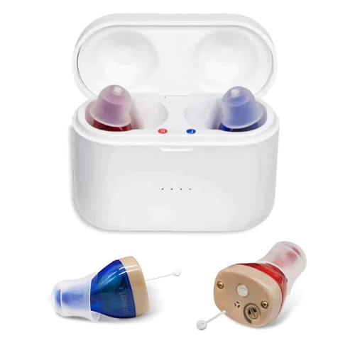 Annie’s Fashion Digital Hearing Aids – Rechargeable Behind-the-Ear BTE Amplifier for Mild to Moderate Loss
