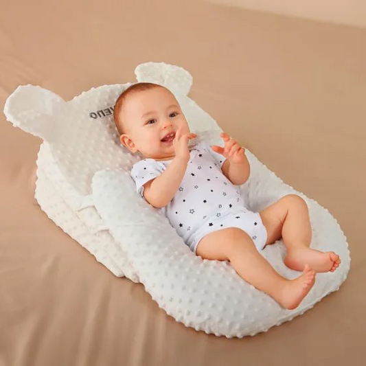 Annie’s Fashion Newborn Baby Rest & Comfort Pillow: Anti-Roll and Reflux-Resistant Sleep Support