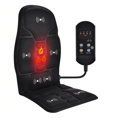 Annie’s Fashion Premium Heated Massage Chair – Back & Neck Cushion with Full-Body Support