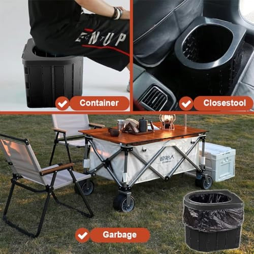 Annie’s Fashion Heavy-Duty Foldable Portable Toilet