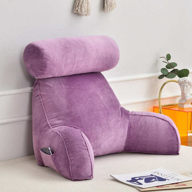 Annie’s Fashion Backrest Pillow With Arms & Adjustable Headrest