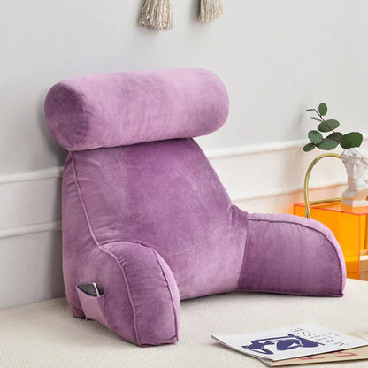 Annie Reading Pillow with Arms – Backrest Support Cushion for Bed & Couch - Image 7