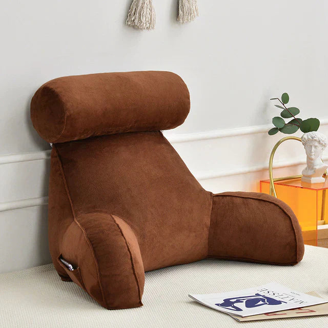Annie Reading Pillow with Arms – Backrest Support Cushion for Bed & Couch - Image 6