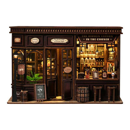 Vintage Tavern Bar DIY Miniature House Kit