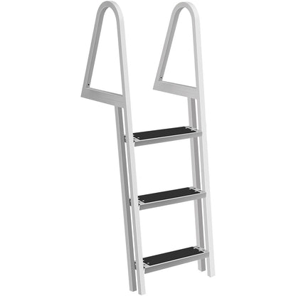 Annie’s Fashion 3 Step Heavy Duty Aluminum In Ground Pool Boat Deck Ladder Steps