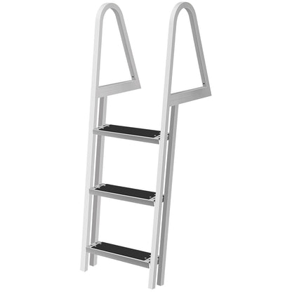 Annie’s Fashion 3 Step Heavy Duty Aluminum In Ground Pool Boat Deck Ladder Steps