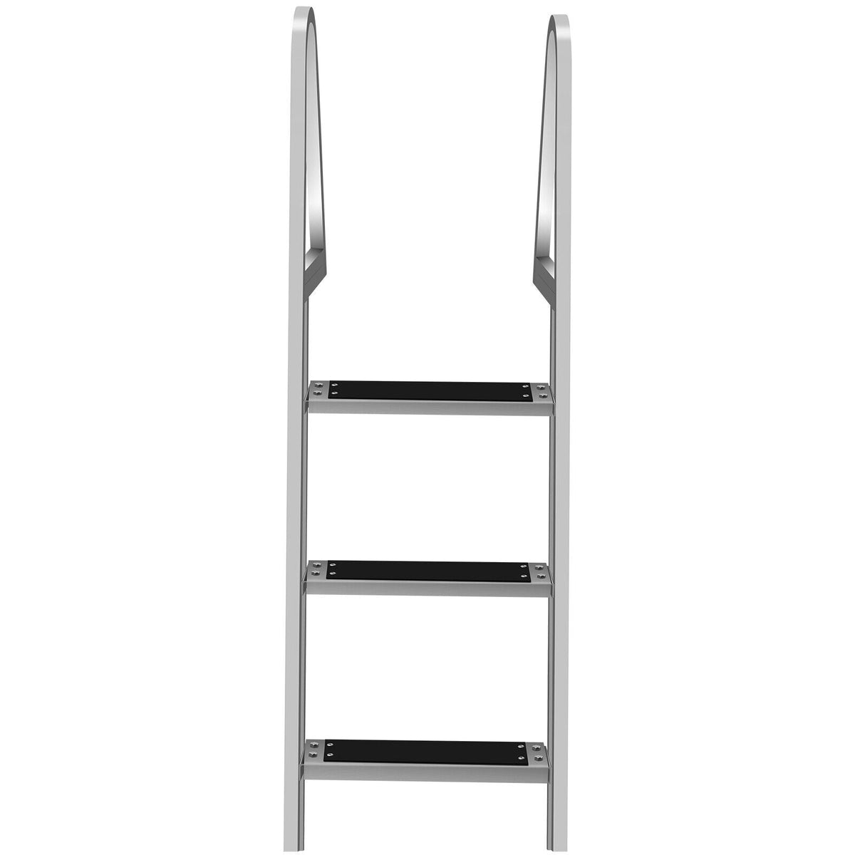 Annie’s Fashion 3 Step Heavy Duty Aluminum In Ground Pool Boat Deck Ladder Steps