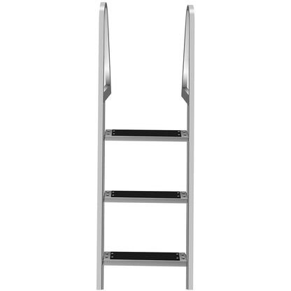 Annie’s Fashion 3 Step Heavy Duty Aluminum In Ground Pool Boat Deck Ladder Steps