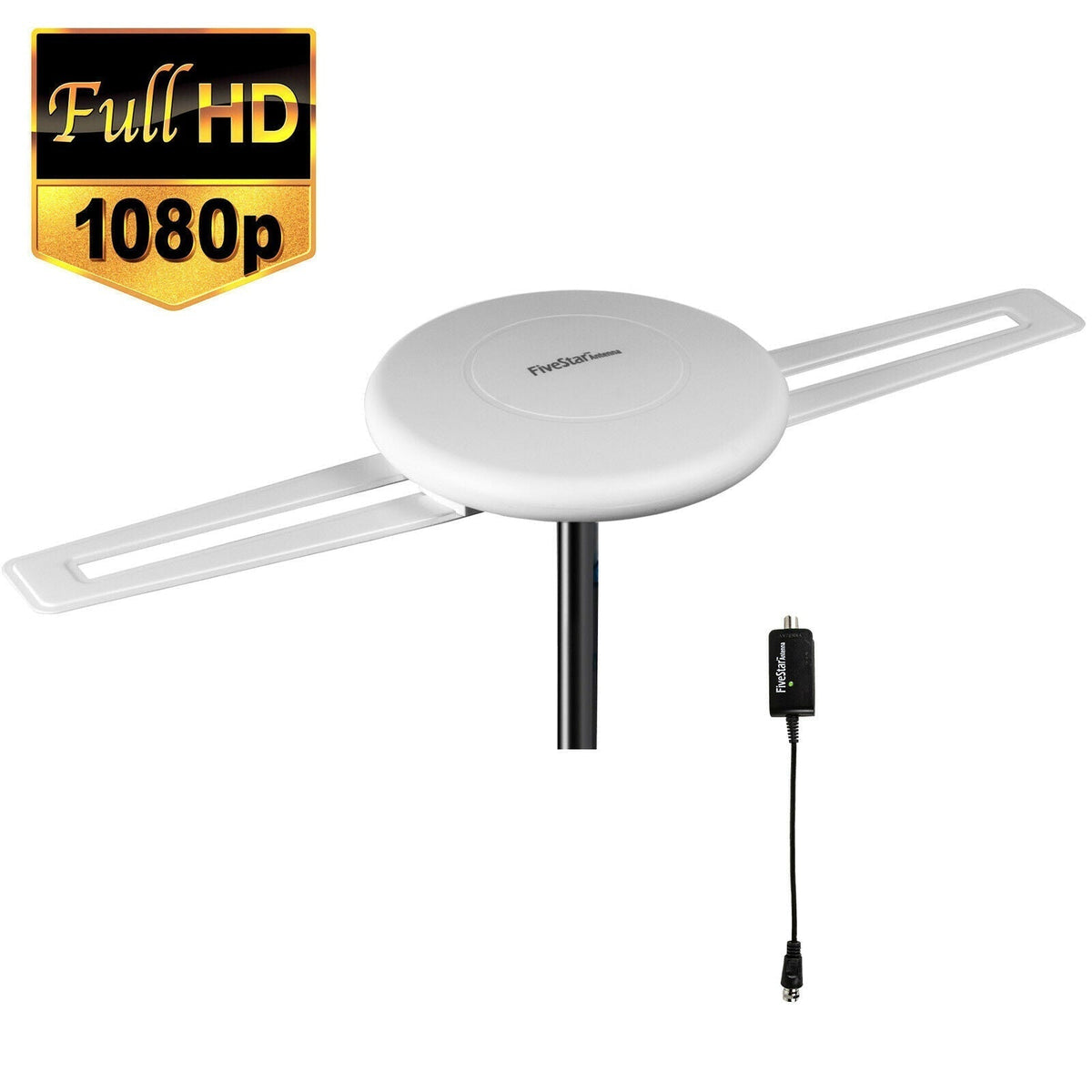 Annie’s Fashion Omni Directional Outdoor HDTV Antenna – Long Range Digital Amplified 4K Ready TV Antenna