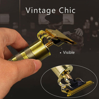 Annie’s Fashion Rechargeable Professional T-Blade Barber Set | Cordless Barber Clippers