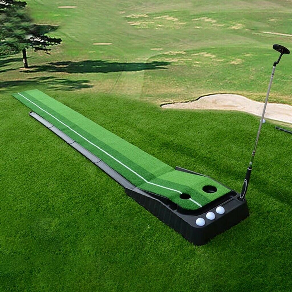 Annie’s Fashion Indoor Golf Putting Green 10' Auto Return Practice Mat