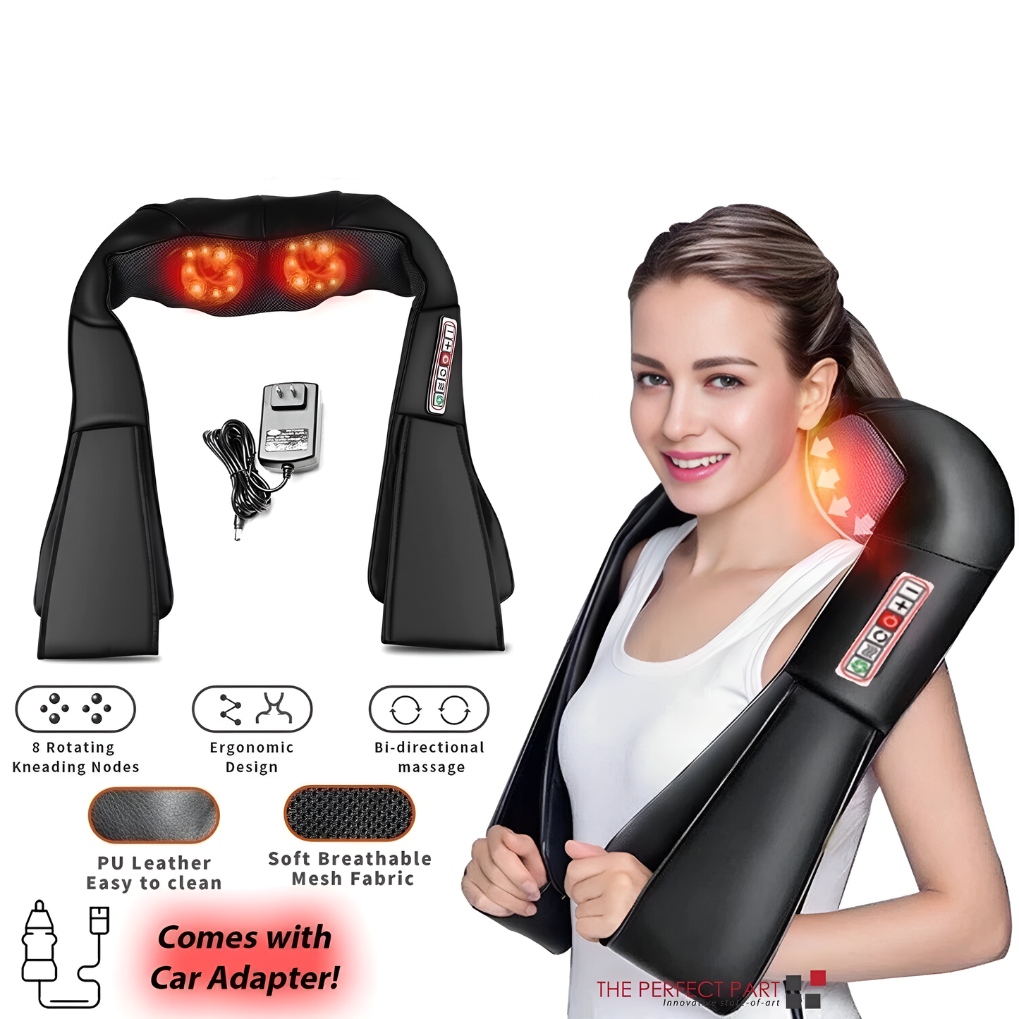 Annie Shiatsu Back Neck And Shoulder Massager - Image 3