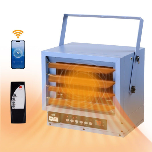 Annie’s Fashion Electric Garage Heater – Wall Mounted Shop Heater for Fast, Efficient Heating
