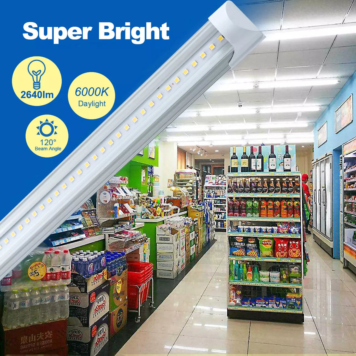 Annie’s Fashion 4FT 6 Pack LED commercial Light