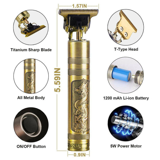 Annie Rechargeable Professional T-Blade Barber Set | Cordless Barber Clippers - Image 1
