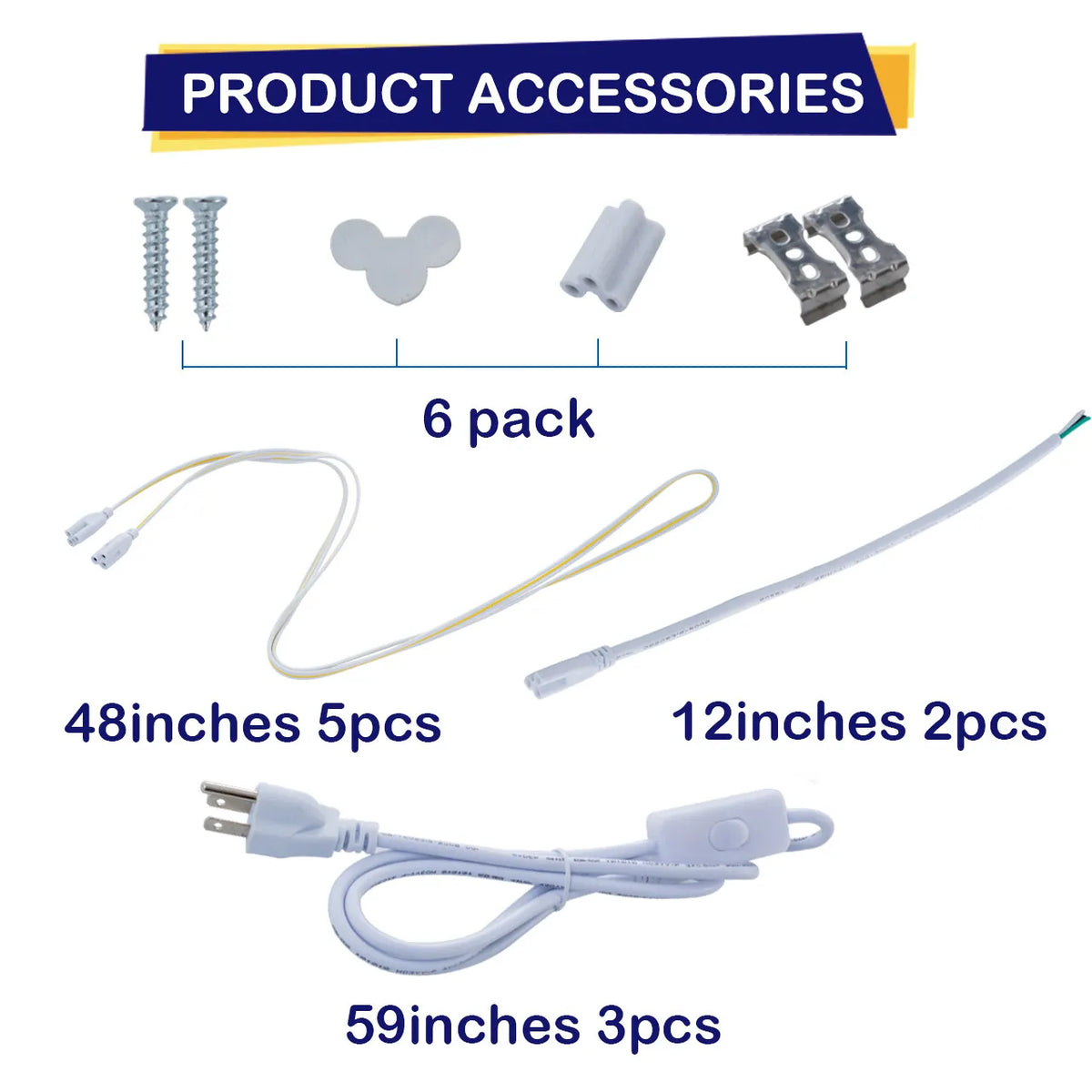 Annie’s Fashion 4FT 6 Pack LED commercial Light