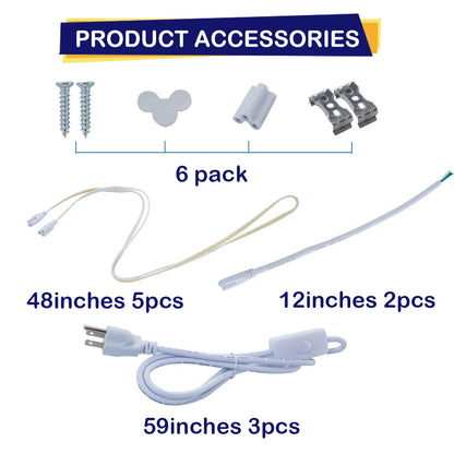 Annie’s Fashion 4FT 6 Pack LED commercial Light
