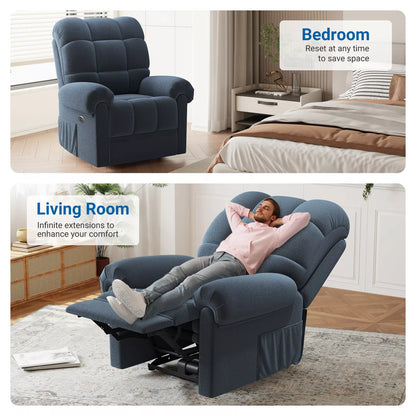 Annie’s Fashion Power Recliner Chair – Electric Adjustable Reclining Chair for Living Room Comfort