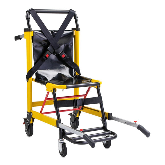 Annie’s Fashion EMS Stair Chair | 4-Wheels Heavy Duty Evacuation Chair