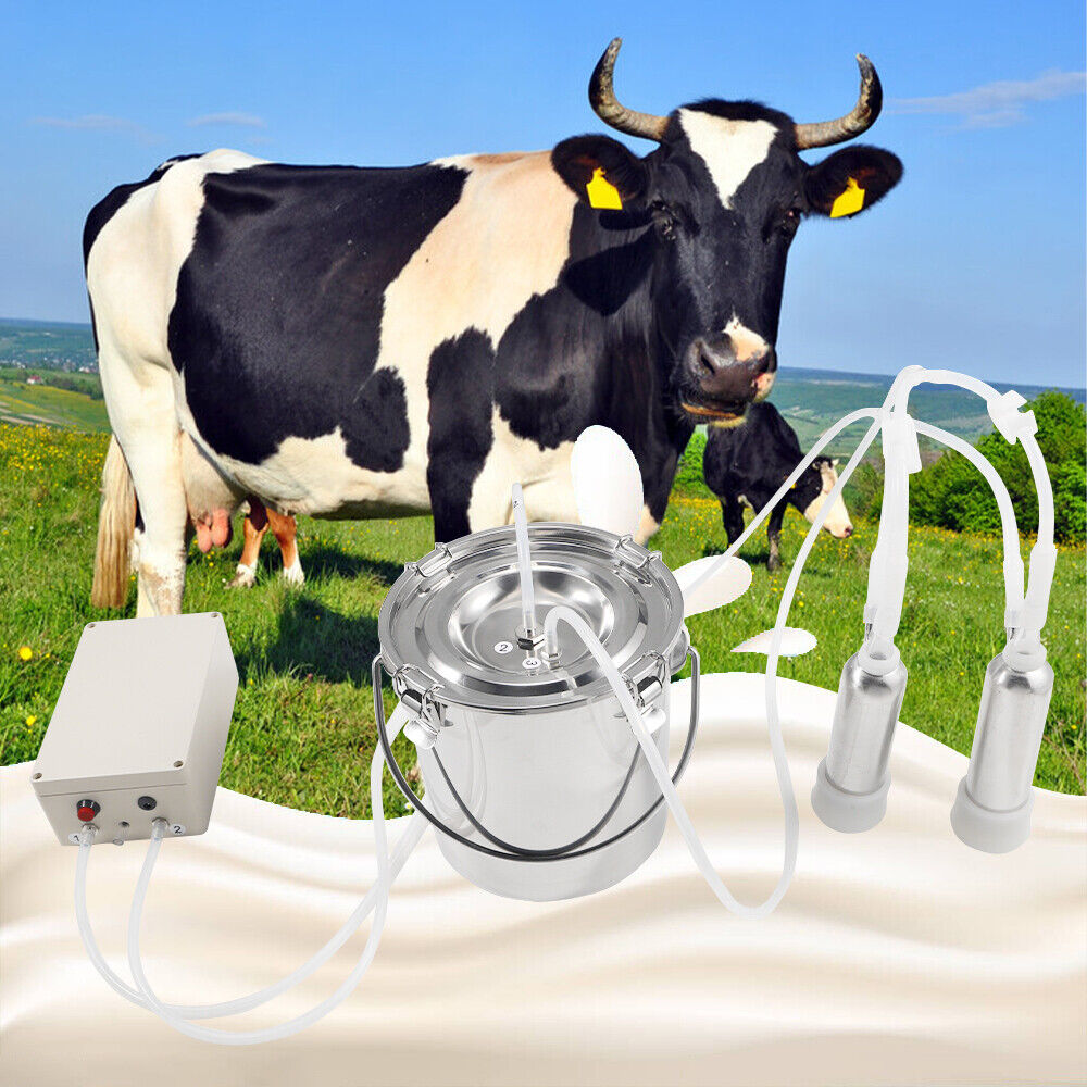 Annie’s Fashion Heavy Duty Cow / Goat Suction Milking Machine Equipment 6L