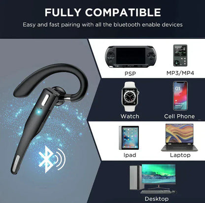 Annie’s Fashion Trucker Dual Mic Wireless Bluetooth 5.1 Noise Cancelling Headset/Earpiece