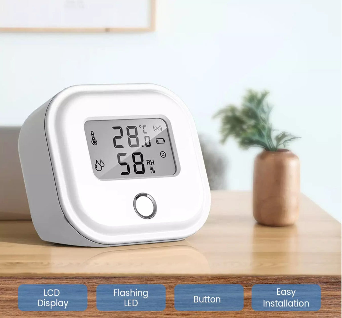 Annie’s Fashion Smart Wifi Temperature and Humidity Monitor