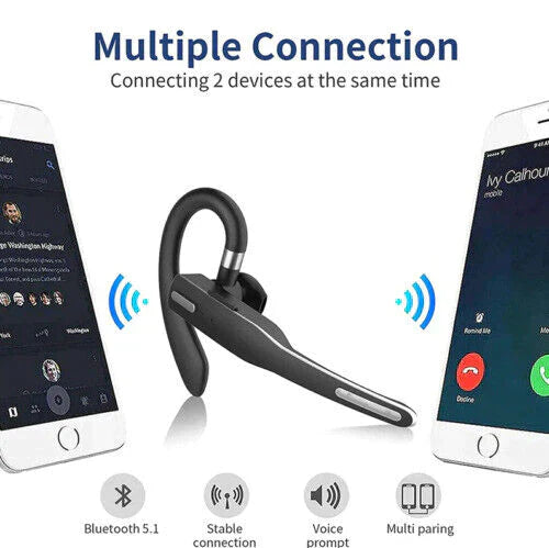 Annie’s Fashion Trucker Dual Mic Wireless Bluetooth 5.1 Noise Cancelling Headset/Earpiece