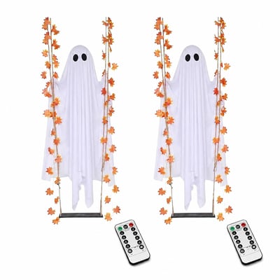 Annies-fashion – Illuminated Swinging Halloween Ghost Decoration