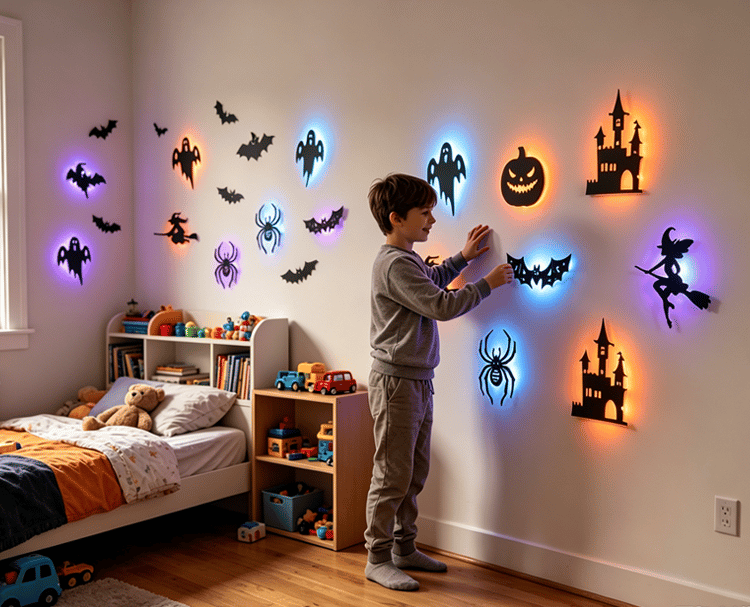 Annies-fashion – Cord Free Halloween LED Wall Decorations